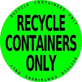 Recycle Containers Only