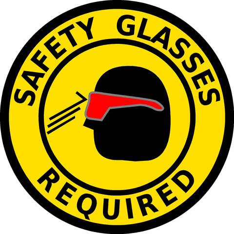 Safety Glasses Required