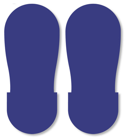 BLUE BIG Footprint - Pack of 50