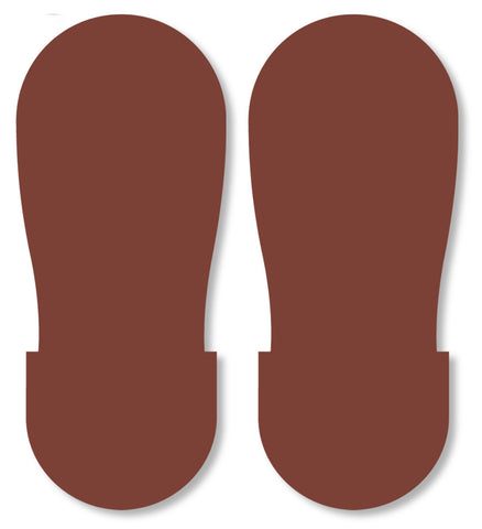 BROWN BIG Footprint - Pack of 50